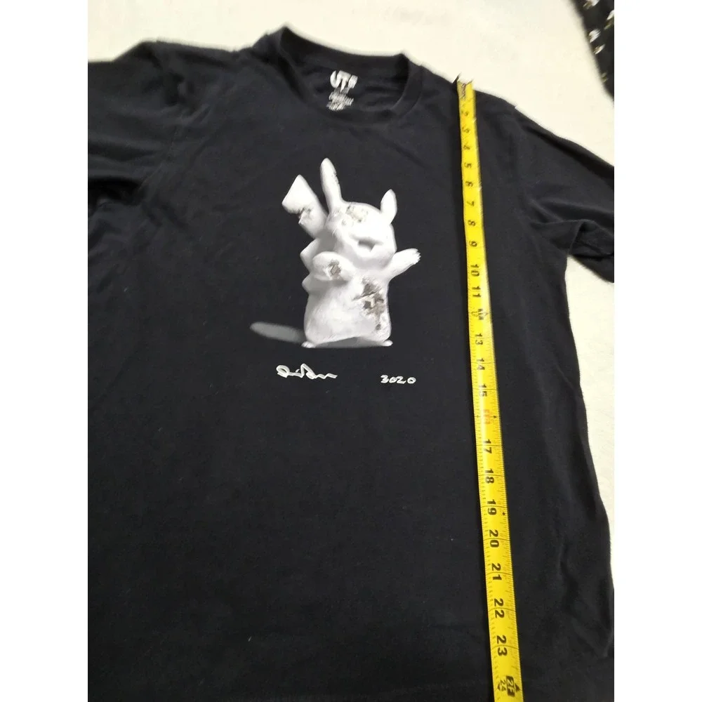 Uniqlo UT x‎ Daniel Arsham Pokémon Pikachu Graphic T-Shirt Black Size S